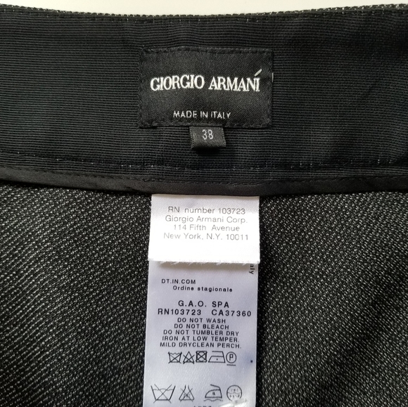 Giorgio Armani High-Rise Wide-Leg Pants - Picture 6 of 10